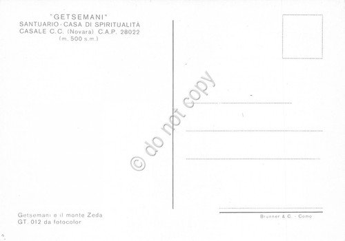 Cartolina Getsemani Santuario Casa di spiritualità Casale C.C. Novara | Immagine Gallery 2