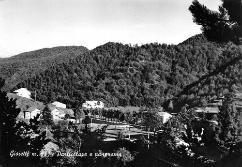 Cartolina Giaiette panorama parziale anni '60