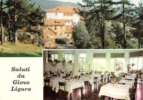 Cartolina Giovo Ligure Ristorante Stella 1973 danneggiata | Immagine principale