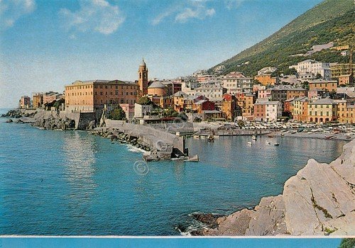 Cartolina Golfo Paradiso Nervi porticciolo (Genova) | Immagine principale