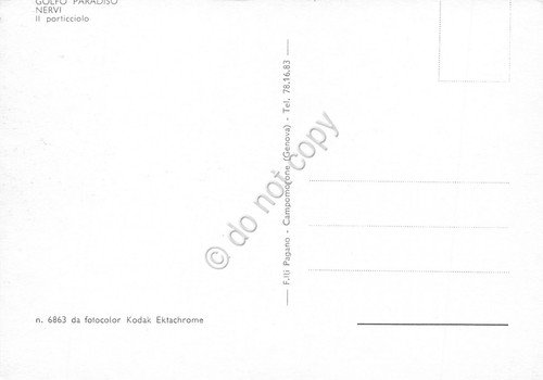 Cartolina Golfo Paradiso Nervi porticciolo (Genova) | Immagine Gallery 2