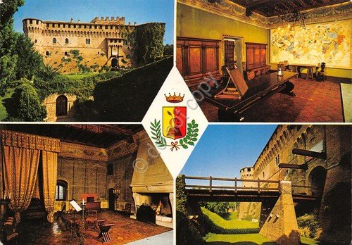 Cartolina Gradara 4 vedute (Pesaro) | Immagine principale