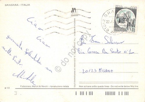 Cartolina Gradara 4 vedute (Pesaro) | Immagine Gallery 2