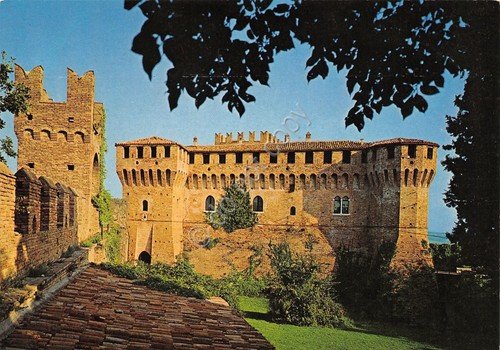 Cartolina Gradara Vista dalle scuderie