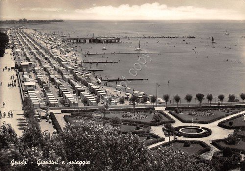 Cartolina Grado Giardini e Spiaggia | Immagine principale