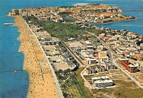 Cartolina Grado panorama aereo