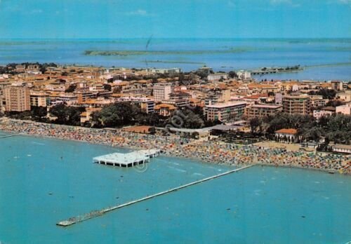 Cartolina Grado Panorama spiaggia panorama aereo