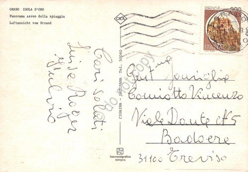 Cartolina Grado Panorama spiaggia panorama aereo | Immagine Gallery 2