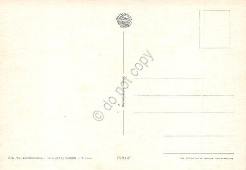 Cartolina grafica Chieri vedute varie paese (Torino)