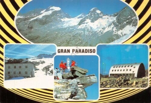 Cartolina Gran Paradiso vedute 1988 (Aosta) | Immagine principale