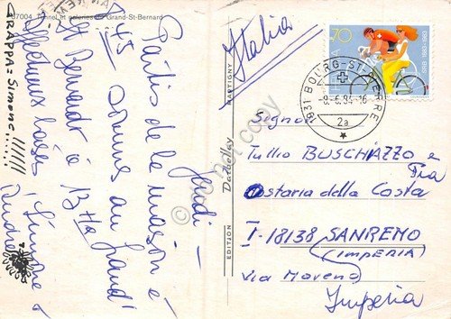 Cartolina Gran San Bernardo Tunnel e Galleria 3 vedute 1984 | Immagine Gallery 2