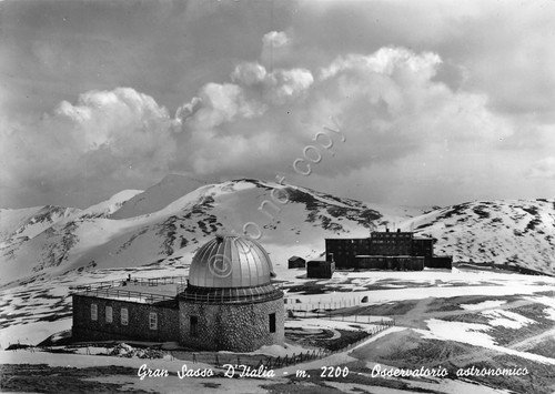 Cartolina Gran Sasso d'Italia Abruzzo Osservatorio Astronomico 1957 | Immagine principale