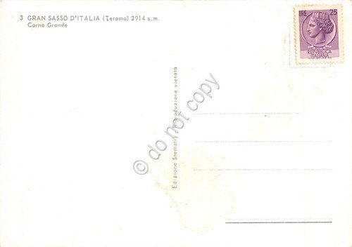 Cartolina Gran Sasso d'Italia Corno Grande | Immagine Gallery 2
