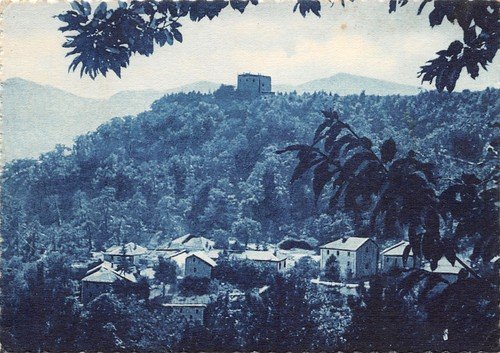 Cartolina Granaglione Valle e castello