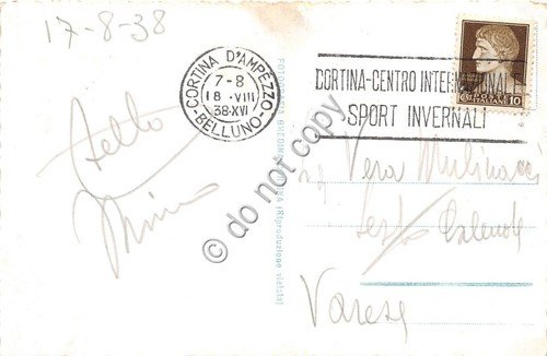 Cartolina Grand Hotel Tre Croci Passo Cristallo Piz Popena Ed. …