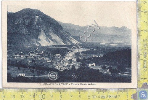 Cartolina Gravellona Toce - Monte Oriano - 1928 (Verbania) | Immagine principale