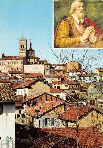 Cartolina Grazzano Badoglio panorama parziale riquadro Aleramo | Immagine principale