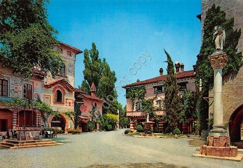 Cartolina Grazzano Visconti Piazza Visconti 1989 (Piacenza) | Immagine principale