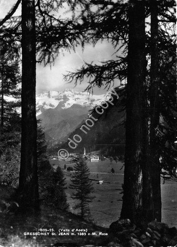 Cartolina Gressoney St. Jean Panorama 1961 (Aosta) | Immagine principale
