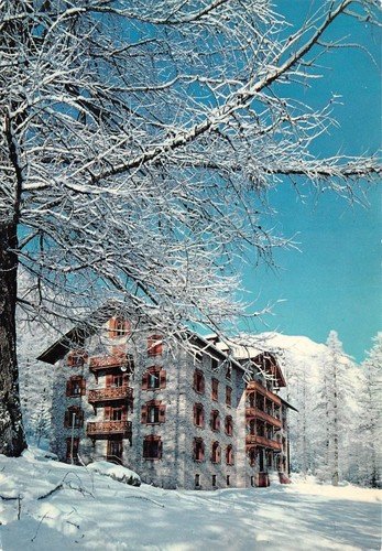 Cartolina Gressoney St Jean Villa Belvedere dell' Istituto Leone XIII … | Immagine principale