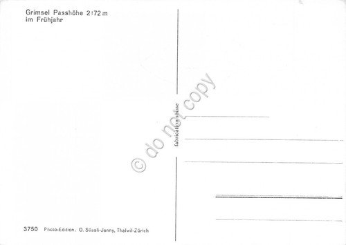 Cartolina Grimsel Passhohe auto in strada di ghiaccio | Immagine Gallery 2