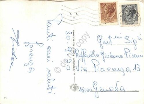 Cartolina Grosseto vedute varie 1970