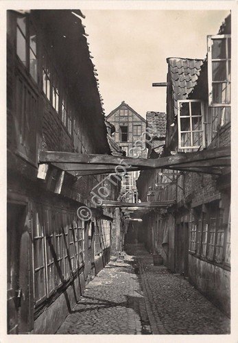 Cartolina Hamburg Alt Schwarzer Morian an der Steinst anni '40