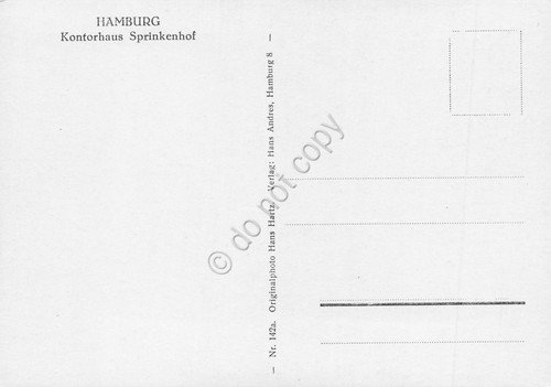 Cartolina Hamburg Kontorhaus Sprinkenhof | Immagine Gallery 2