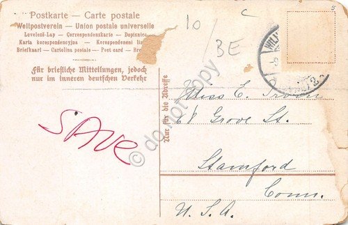 Cartolina Hamburg Rathaus anni '10 | Immagine Gallery 2