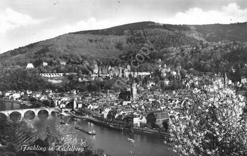 Cartolina Heidelberg Fruhling view 1966