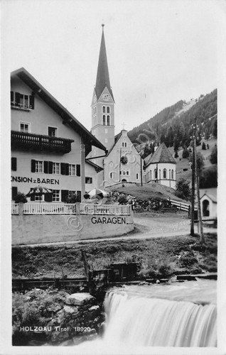 Cartolina Holzgau Tirol garagen