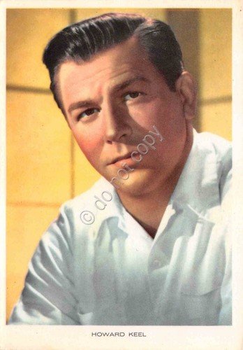 Cartolina Howard Keel attore | Immagine principale