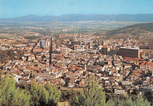 Cartolina Iglesias panorama aereo paese | Immagine principale