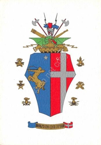 Cartolina III Brigata Corazzata Centauro stemma