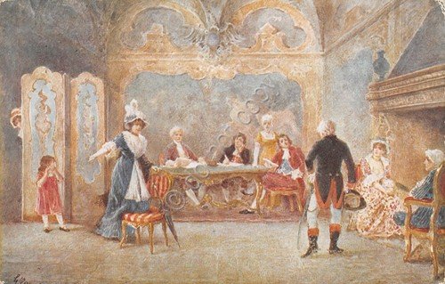 Cartolina Il Don Giovanni opera timbro a targhetta Prestito Littorio … | Immagine principale