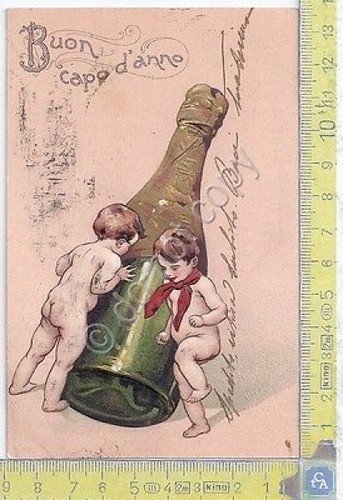 Cartolina Illustrata - Paul Finkenrath - Buon Capo d'anno - … | Immagine principale
