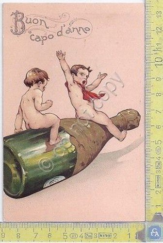 Cartolina Illustrata - Paul Finkenrath - Buon Capo d'anno - … | Immagine principale