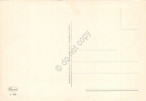 Cartolina illustrata baite monti chiesa Ed. Cecami anni '60