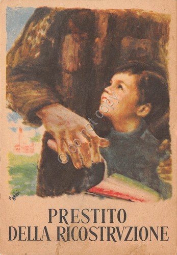 Cartolina Illustrata Brini Prestito della Ricostruzione 1946