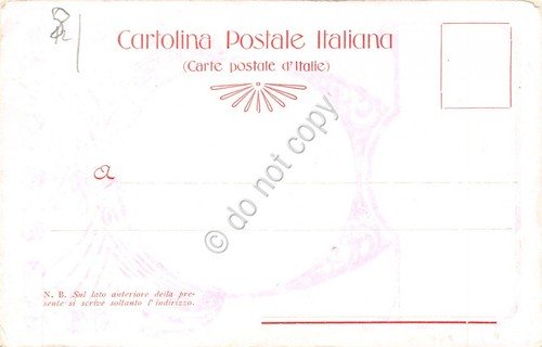 Cartolina illustrata cornice con portico e scala Art Deco' | Immagine Gallery 2