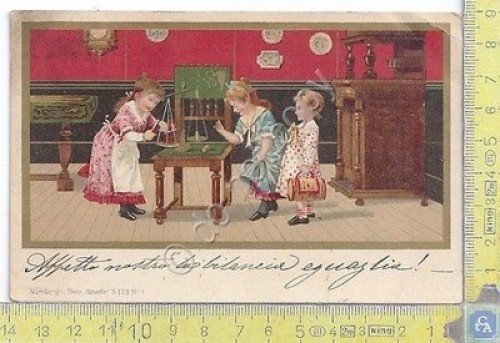 Cartolina illustrata da Theo Stroefer - Serie 173 - N.1 | Immagine principale