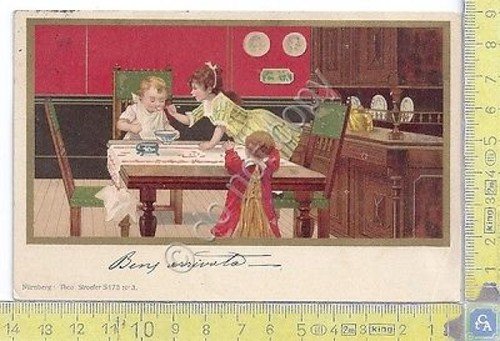 Cartolina Illustrata da Theo Stroefer - Serie 173 - N.3 | Immagine principale
