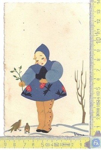Cartolina Illustrata firmata Bianca - Picture post card by Bianca …
