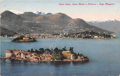 Cartolina Illustrata Isola Bella Isola Madre Pallanza 1943 (Verbania)