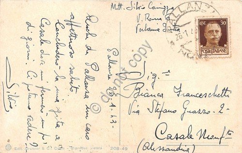 Cartolina Illustrata Isola Bella Isola Madre Pallanza 1943 (Verbania)