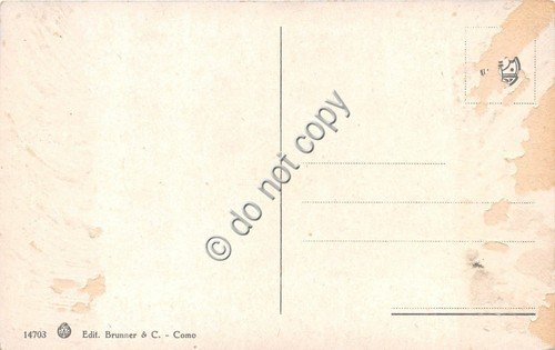 Cartolina Illustrata Lago Maggiore Isola Superiore Ed. Brunner (Novara) | Immagine Gallery 2