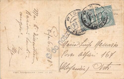 Cartolina Illustrata Pisa Lungarno Regio 1918