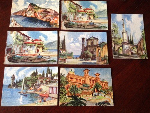 Cartolina Illustrata Raimondi lotto di 7 cartoline VG e NVG