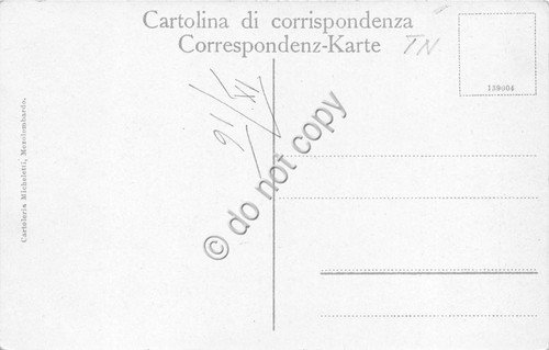 Cartolina Illustrata Trento anni '20