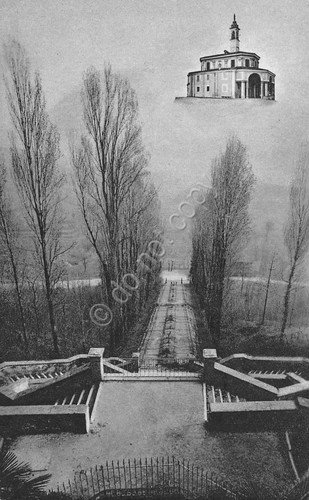 Cartolina Imbersago Santuario B. Vergine del Bosco Scala Santa | Immagine principale